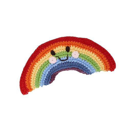 Rainbow rattle toy